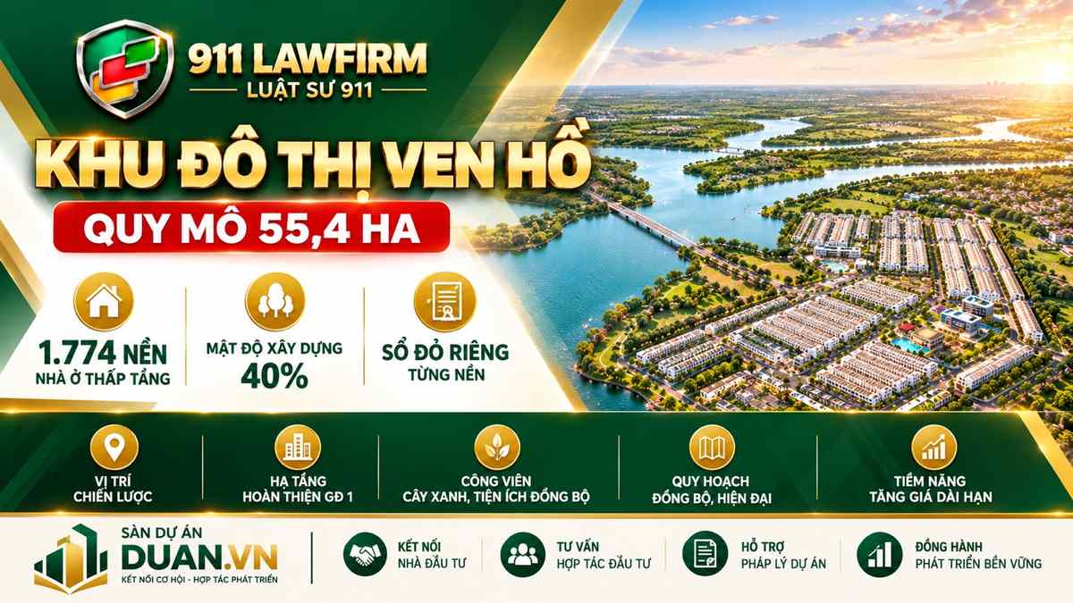Dự án 55,4ha tại Đồng Nai kêu gọi hợp tác đầu tư hoặc phân phối dự án. Đã có sổ đỏ từng nền