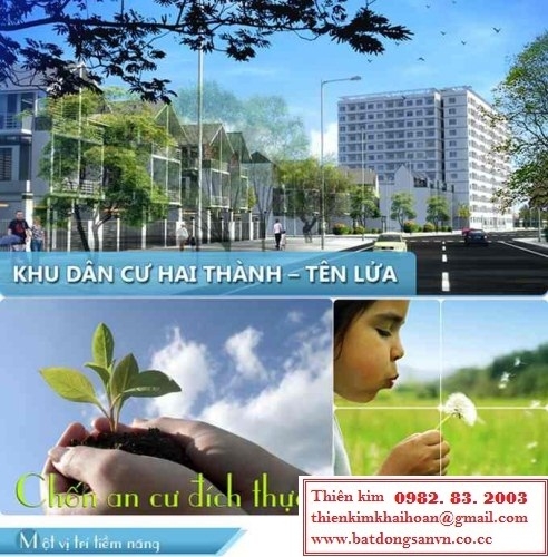 Đất nền KDC Hai Thành-Tên Lửa, Q.Bình Tân   12.050.000 đ/m2(BDS-MN0061)