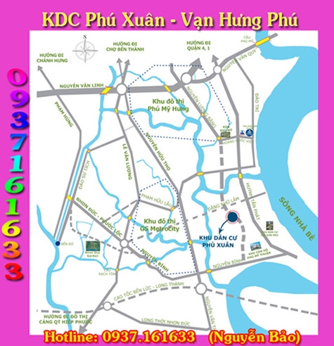 KDC Phú Xuân – Vạn Hưng Phú MT Sông Giá Tốt Nhất !!!