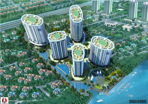 Căn hộ Cao Cấp Sông Đà River side Bến Du Thuyền Giá Rẻ Nhất(DA-1012)